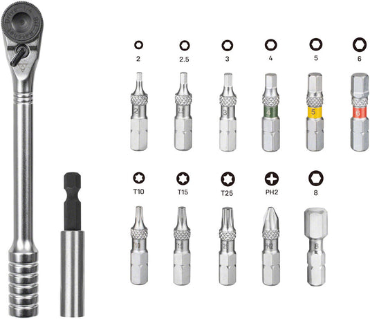 Topeak Ratchet Rocket Essential HD Multi -Tool - 12 Bits