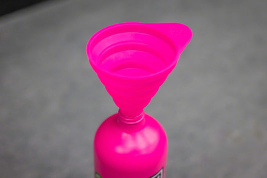 Muc-Off Collapsible Silicone Funnel Easy To Clean And Dishwasher Safe