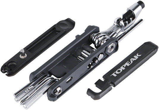 Topeak Hexus X Chrome Vanadium Steel Multi Tool: Black, 21 Functions