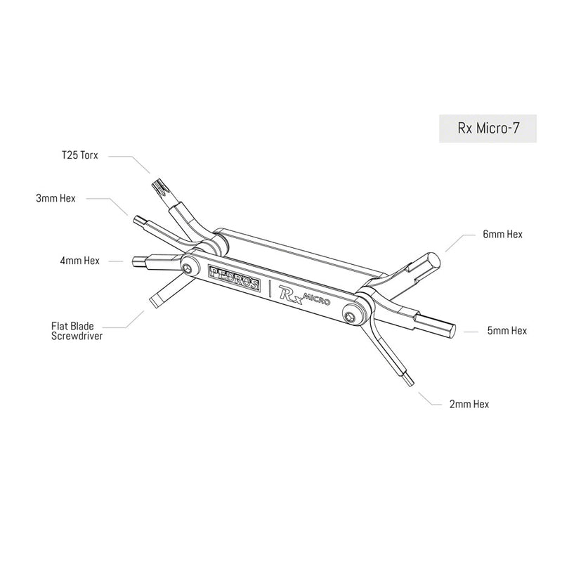 Load image into Gallery viewer, Pedro&#39;s Rx Micro-7 Multi Tool - 7-Function
