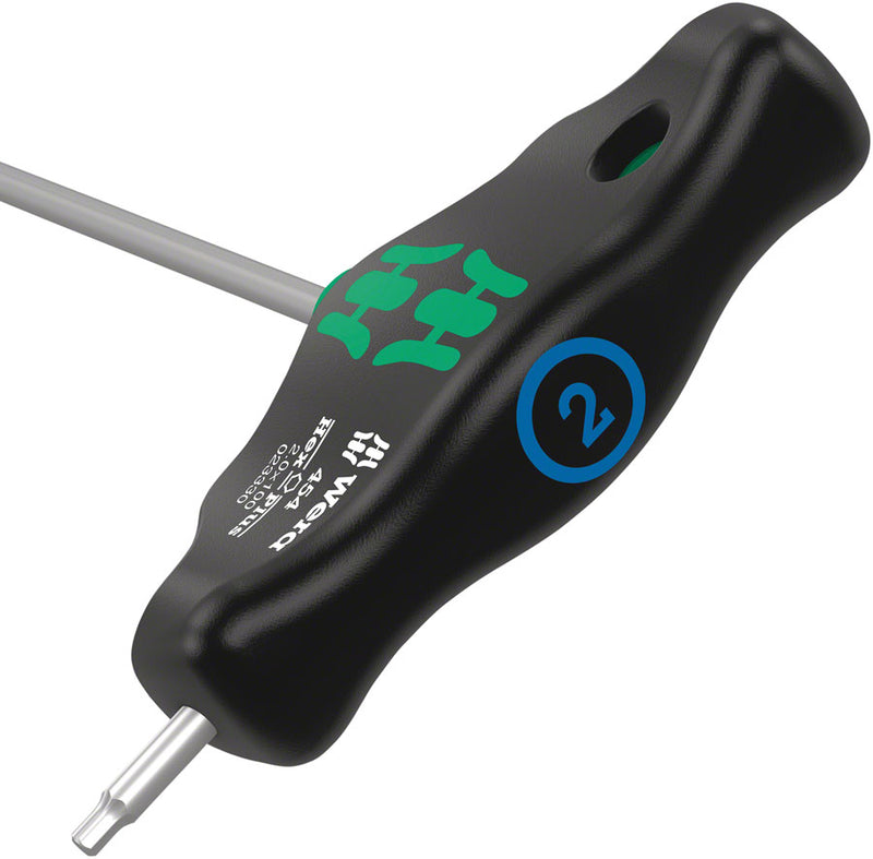 Load image into Gallery viewer, Wera 454 T-handle hexagon screwdriver Hex-Plus, 2 x 100 mm
