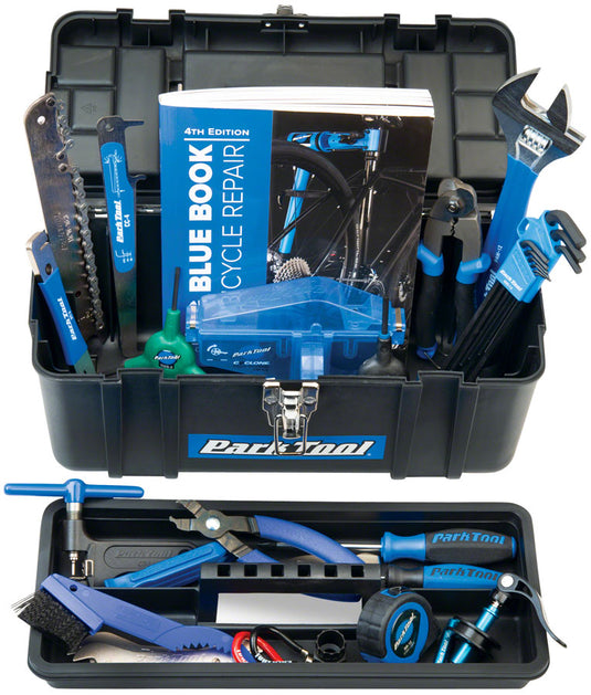 Park Tool AK-5 Advanced Mechanic Tool Kit w/ 25 Tools, Bicycle Repair Book BBB-4