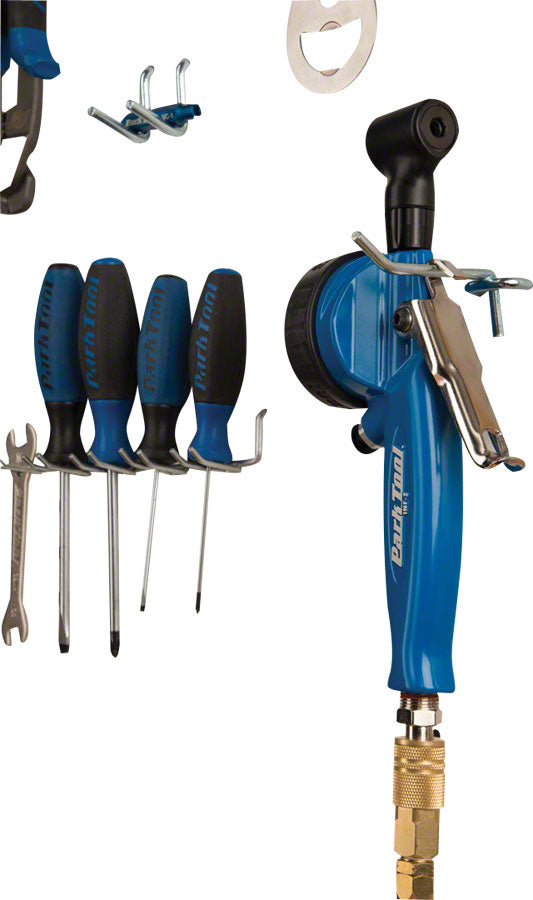 Load image into Gallery viewer, Park Tool INF-2 Shop Inflator Presta Schrader w/ Pressure Gauge 100% Rebuildable
