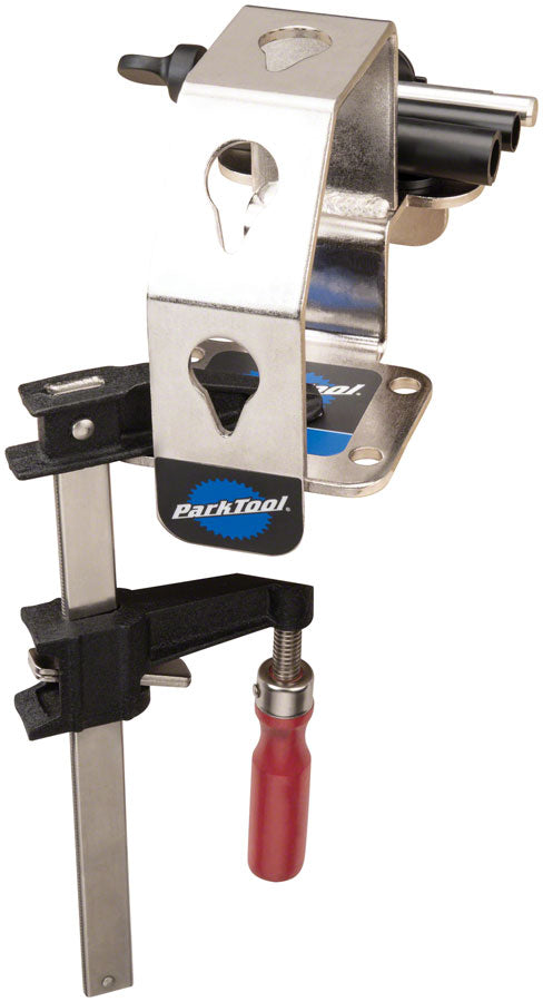 Load image into Gallery viewer, Park Tool Wh-1 Wheel Holder Accepts 12, 15 &amp; 20Mm Thu Axles And 5Mm Qr Skewers
