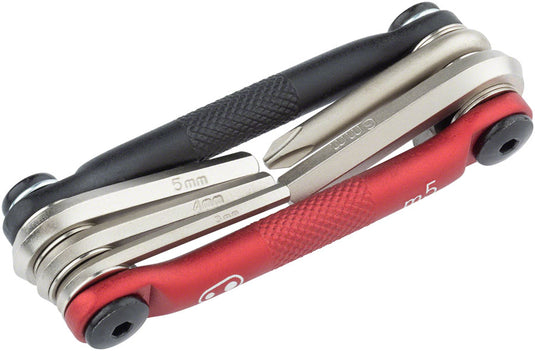 Crank Brothers Multi 5 Tool Black Red Hex 3mm 4mm 5mm 6mm Phillips 85g