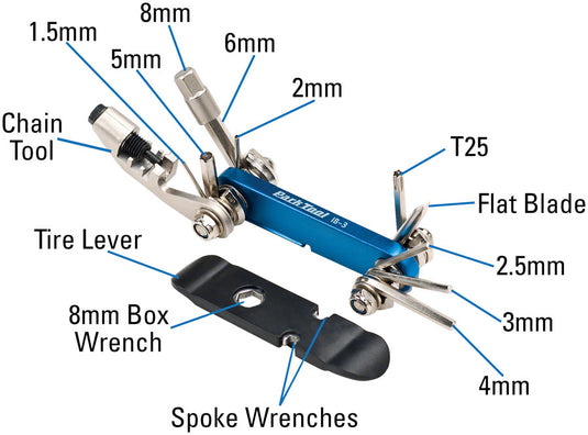 Park Tool IB-3C I-Beam Mini Folding Multi-Tool Compact and Lightweight