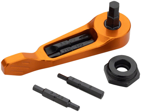 Wolf Tooth Axe Handle Multi-Tool - Orange Minimalist, Lightweight