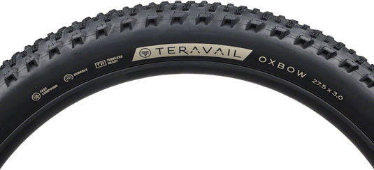 Teravail Oxbow Tire - 27.5 x 3, Tubeless, Folding, Black, Durable, Fast Compound