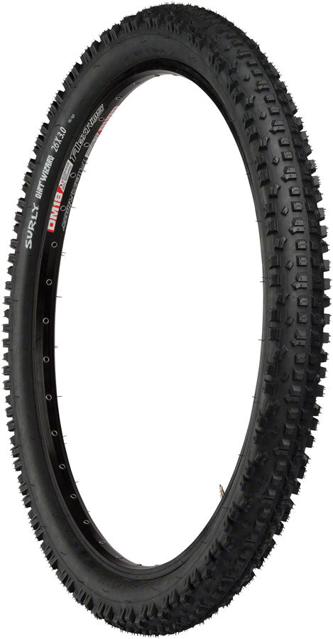 Surly Dirt Wizard Tire 26 x 3.0 TPI 60 Tubeless Folding Black Fat Bike