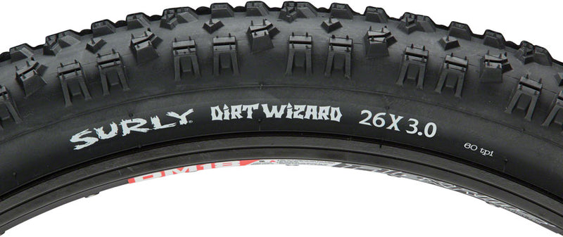 Load image into Gallery viewer, Surly-Dirt-Wizard-Tire-26-3-in-Folding-TR0082-Folding-Tires
