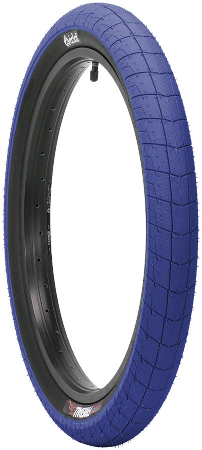 Pack of 2 Eclat Fireball Tire - 20 x 2.3, Clincher, Wire, Black/Blue