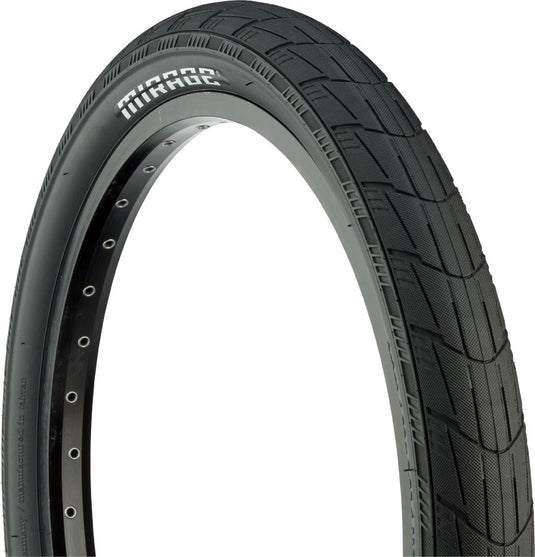 Pack of 2 Eclat Mirage Tire 20 x 2.25 TPI 110 Clincher Wire Black BMX Bike