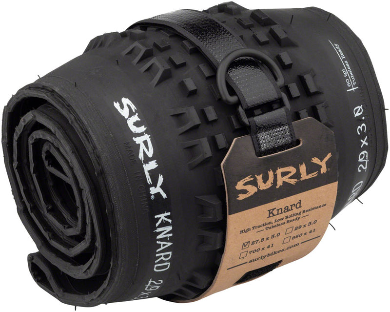 Load image into Gallery viewer, Surly Knard Tire 27.5 x 3 Tubeless Folding Steel Black 60tpi Mountain Bike
