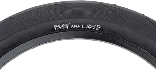 Cult Fast and Loose Tire 20 x 2.4 Clincher Wire Black Reflective BMX