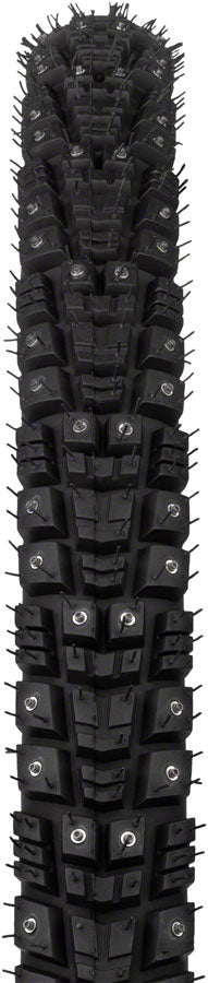 45NRTH Gravdal Tire - 700 x 45, Tubeless, Folding, Black, 60 TPI, 240 Concave Carbide Aluminum Studs