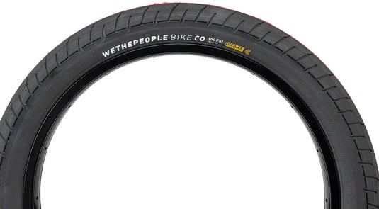 We The People Activate Tire - 20 x 2.35", 100psi, Black/Red Stripe