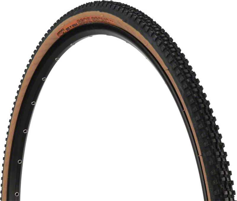 Load image into Gallery viewer, WTB Cross Boss Tire TCS Tubeless Folding Black/Tan Light Fast Rolling 700x35
