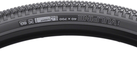 WTB Vulpine 700 x 40 Tubeless Folding TPI 60 Black/Black Reflective Tire