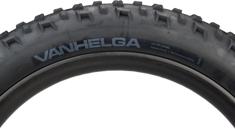 Load image into Gallery viewer, 45NRTH Vanhelga Tire - 27.5 x 4.5, Tubeless, Folding, Black, 120 TPI
