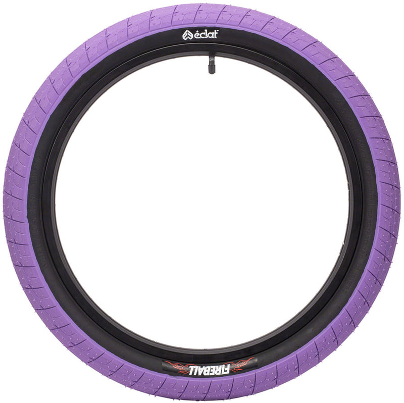 Load image into Gallery viewer, Pack of 2 Eclat Fireball Tire - 20 x 2.3, Purple/Black
