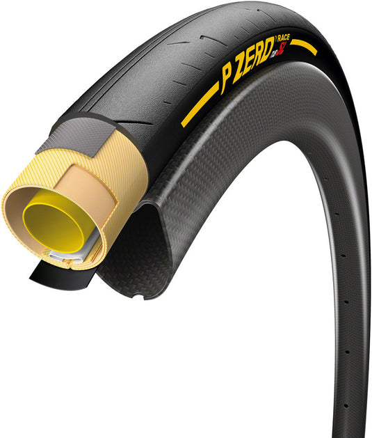 Pack of 2 Pirelli P ZERO Race TUB SL Tire 28 x 26 Tubular Folding Black