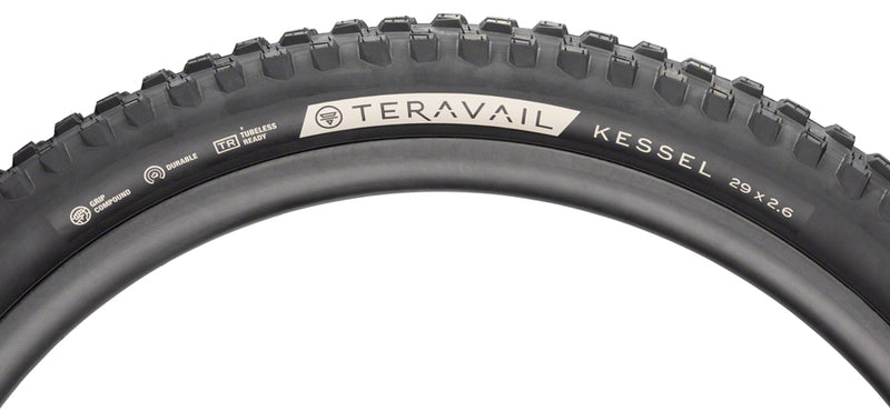 Load image into Gallery viewer, Teravail Kessel Tire 29 x 2.6 Tubeless Folding Black Durable Mountain Bike
