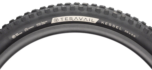 Teravail Kessel Tire 29 x 2.6 Tubeless Folding blk Ultra Durable Mountain Bike