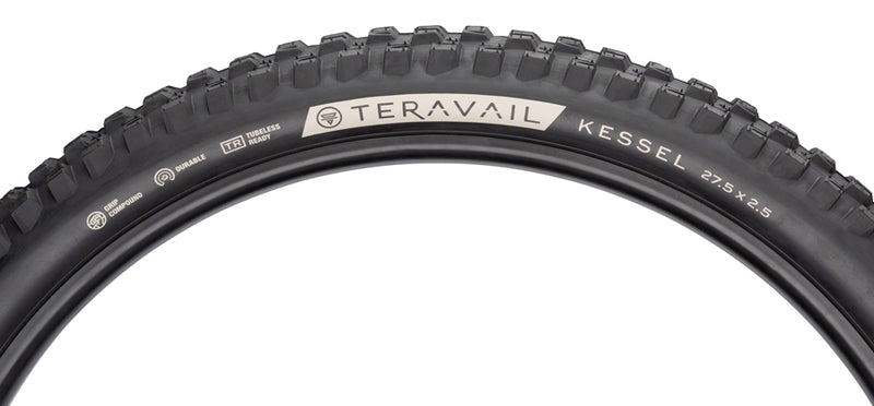 Load image into Gallery viewer, Teravail Kessel Tire 27.5 x 2.5 Tubeless Folding Black Ultra Durable
