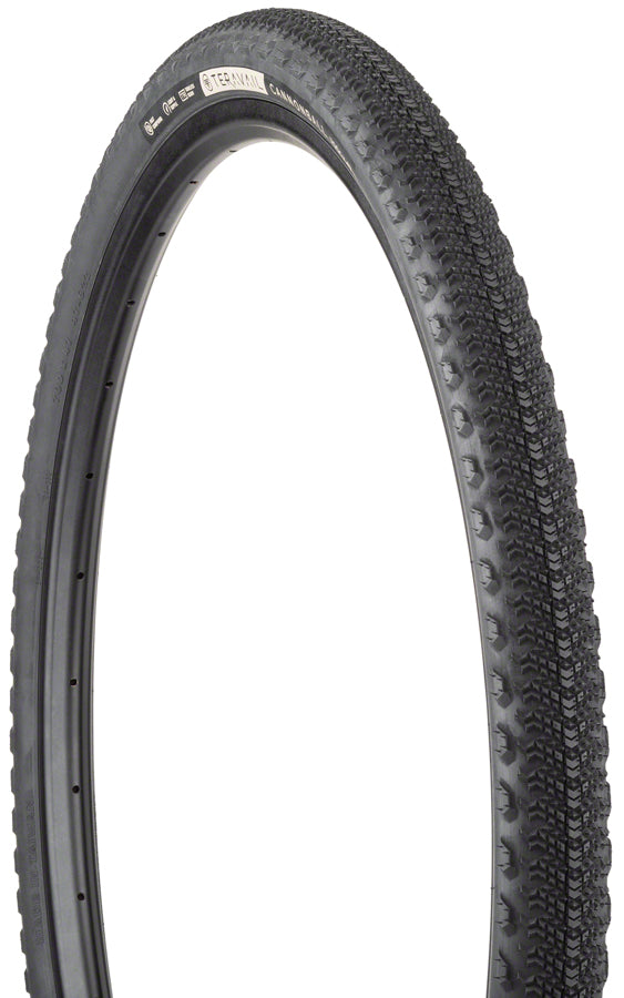 Load image into Gallery viewer, Teravail Cannonball Tire 700 x 47 Tubeless Folding Black Light and Supple
