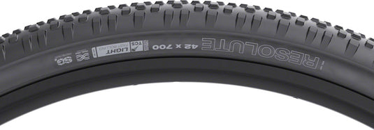 Pack of 2 WTB Resolute Tire 700 x 42 TCS Tubeless Black Light Fast Rolling