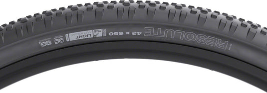 Pack of 2 WTB Resolute Tire TCS Tubeless Black Light Fast Rolling SG2 650x42