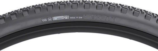 WTB Raddler Tire 700 x 40 TCS Tubeless Folding Black Light Fast Rolling SG2