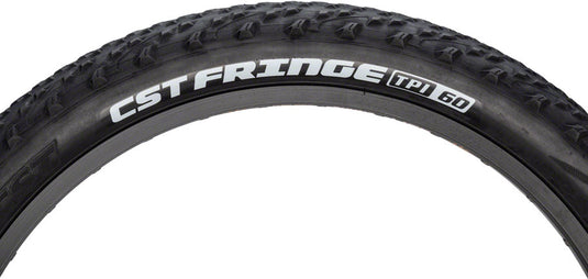 CST Fringe Tire 24 x 2.8 Clincher Wire Black Reflective BMX Bike