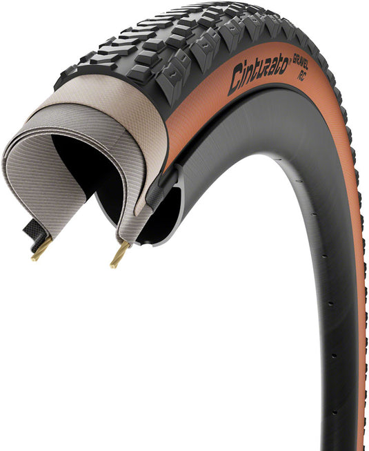 Pirelli Cinturato Gravel RC Tire - 700 x 45, Tubeless, Folding, Tan