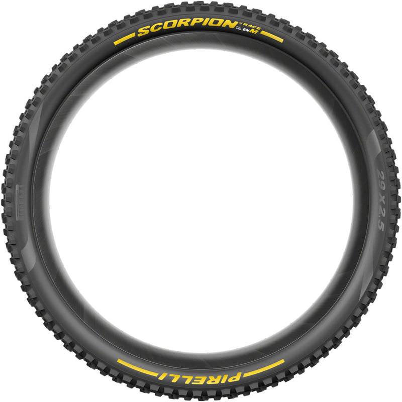 Load image into Gallery viewer, Pirelli Scorpion Race Enduro M Tire - 29 x 2.5, Tubeless, Folding, Yellow Label Team Edition, DualWALL, SmartEVO DH
