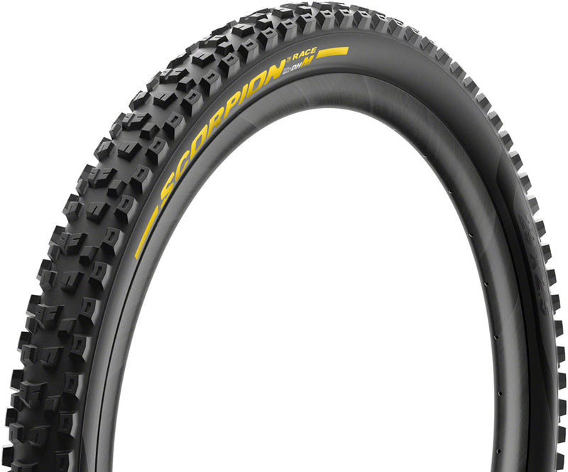 Load image into Gallery viewer, Pirelli Scorpion Race DH M Tire - 29 x 2.5, Clincher, Wire, Yellow Label, DualWALL+, SmartEVO DH
