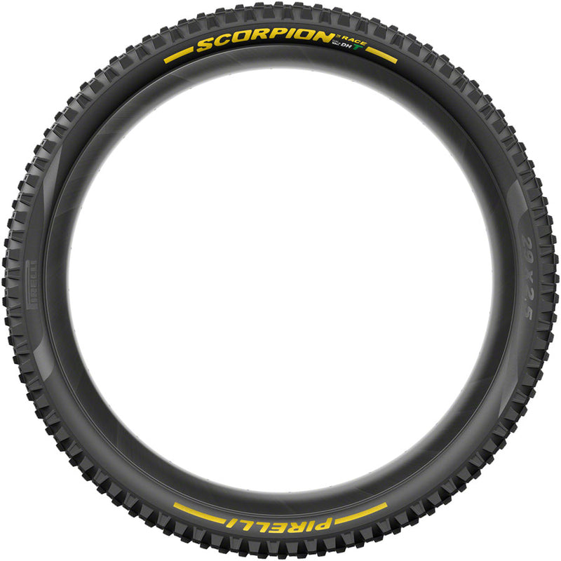 Load image into Gallery viewer, Pack of 2 Pirelli Scorpion Race DH T Tire - 29 x 2.5, Clincher, Wire, Yellow Label, DualWALL+, SmartEVO DH
