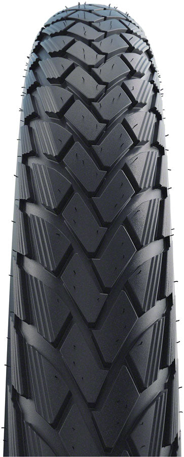 Schwalbe Green Marathon Tire - 20 x 1.50, Clincher, Wire, Black/Reflective, Performance Line, GreenGuard, TwinSkin,