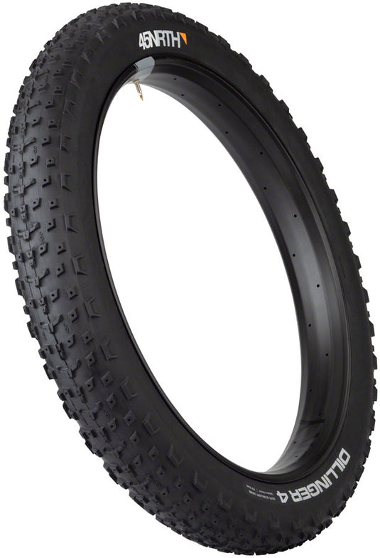 45NRTH Dillinger 4 Tire 27.5 x 4 Tubeless Folding Black 60tpi Studdable