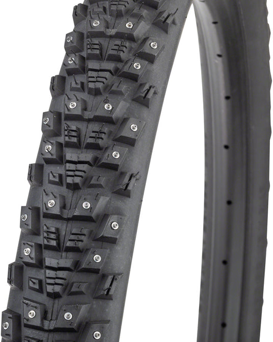 45NRTH Kahva Tire 27.5x2.1 Tubeless Folding Blk 60tpi 240 Concave Carbide Studs