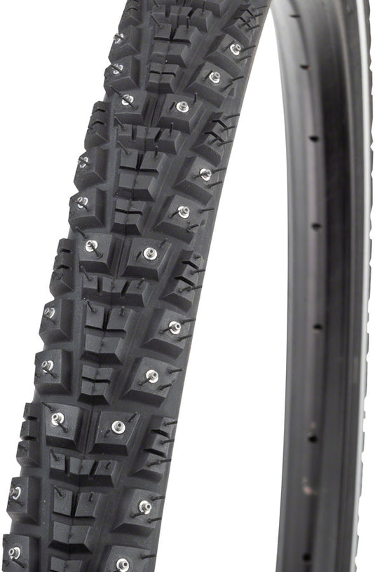 45NRTH Gravdal Tire 700x38 Tubeless Folding Blk 60tpi 252 Concave Carbide Studs