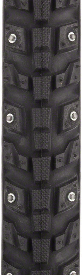 Load image into Gallery viewer, 45NRTH Xerxes Tire 700 x 30 Clincher Steel Black 33tpi 140 Carbide Steel Studs
