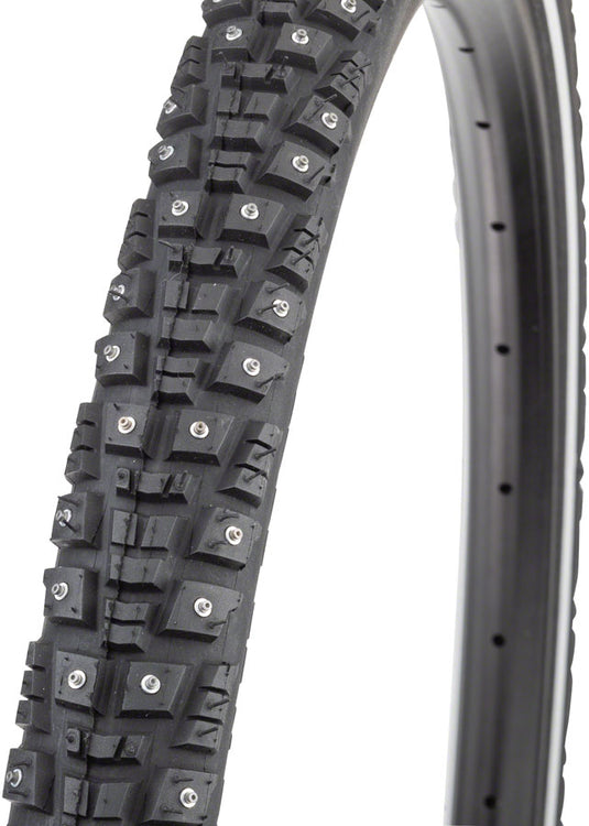 45NRTH Gravdal Tire 650bx38 Tubeless Folding Blk 60tpi 240 Concave Carbide Studs