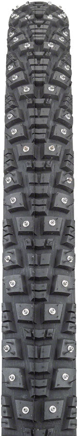 Load image into Gallery viewer, 45NRTH Gravdal Tire 650bx38 Tubeless Folding Blk 60tpi 240 Concave Carbide Studs
