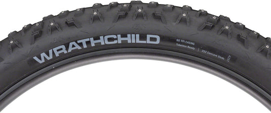 45NRTH Wrathchild Tire 27.5 x 3.0 Tubeless Blk 60tpi 252 Concave Carbide Studs