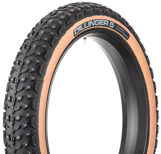 45NRTH Dillinger 5 Tire 27.5 x 4.5 Tubeless Folding Tan 60tpi 252 Concave