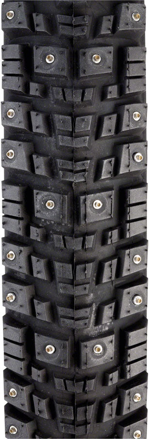 Load image into Gallery viewer, Pack of 2 45NRTH Gravdal Tire 26 x 2 Clincher Steel Black 33tpi 216 Carbide Steel Studs
