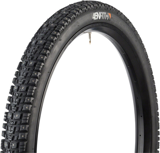 45NRTH Gravdal Tire 26 x 2 Clincher Steel Black 33tpi 216 Carbide Steel Studs