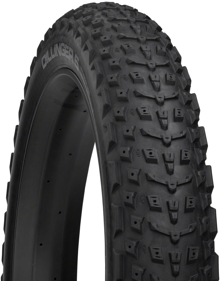 Load image into Gallery viewer, 45NRTH Dillinger 5 Tire 26 x 4.6 Tubeless Folding Black 120tpi Studdable
