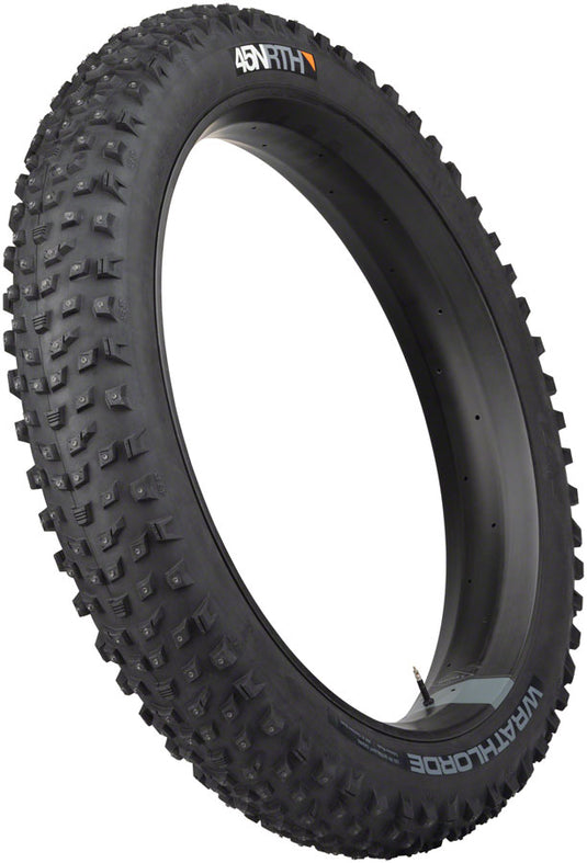 45NRTH Wrathlorde Tire 26x4.2 Tubeless Folding Blk 120tpi 300 XL Concave Carbide